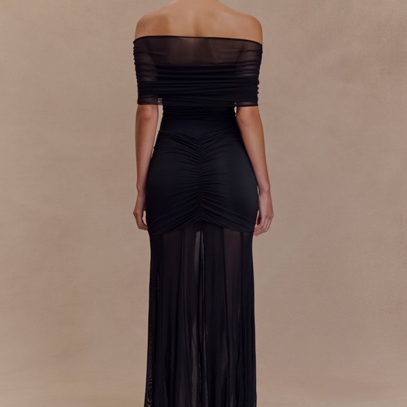 Meshki Black Maxi Dress - Picture 2 of 5